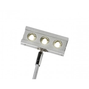 Design LED Strahler für RollUps silber