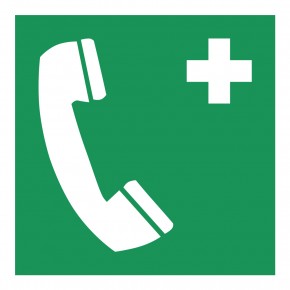 Rettungsschild Notruftelefon - E004