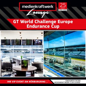 VIP Ticket zum GT World Challenge Europe Endurance Cup