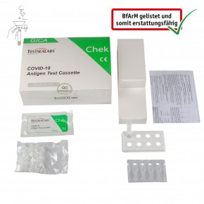 COVID-19 Testsealabs  Antigen-Speichel-Schnelltest Set (20 Stück)