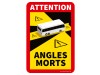 Toter Winkel - Angles Morts "Bus" auf MagicAttach Folie (Selbsthaftend) - Set