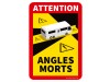 Toter Winkel - Angles Morts "Wohnmobil" auf MagicAttach Folie (Selbsthaftend) - Set
