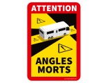 Toter Winkel - Angles Morts "Wohnmobil" auf MagicAttach Folie (Selbsthaftend) - Set