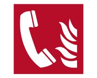 Brandmeldetelefon - Brandschutzschild