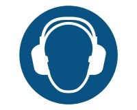 Gebotsschild Gehörschutz benutzen - M003