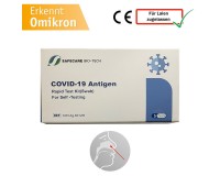 COVID-19 Safecare Antigen-Nasal Laien-Schnelltest CE zertifiziert (Selbsttest) (5 Stück)