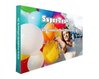 SuperTex® 2.0 53 gerade inkl. Seitenabschluss Textilfaltdisplay