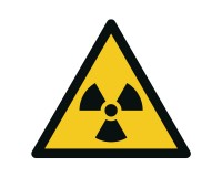 Warnschild Warnung vor radioaktiven Stoffen - W003