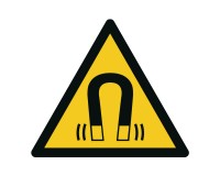 Warnschild Warnung vor magnetischem Feld - W006