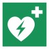 Rettungsschild Defibrillator - E010