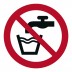 Verbotsschild Kein Trinkwasser - P005