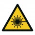 Warnschild Warnung vor Laserstrahl - W004