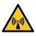 Warnschild Warnung vor elektromagnetischer Strahlung - W005