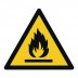 Warnschild Feuergefährliche Stoffe - W021